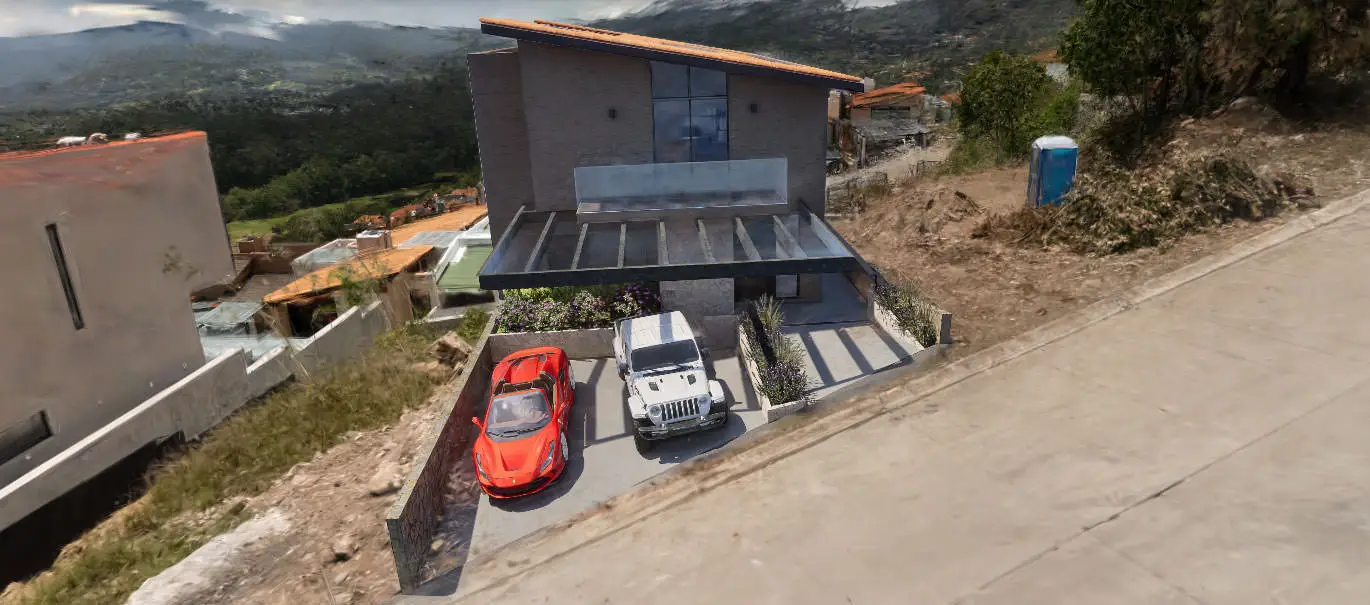 Render de un desarrollo vertical